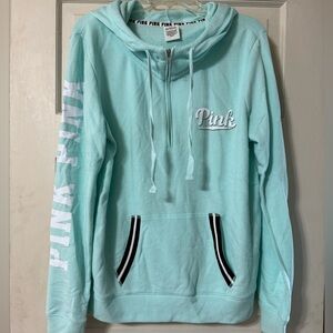 PINK half zip pullover